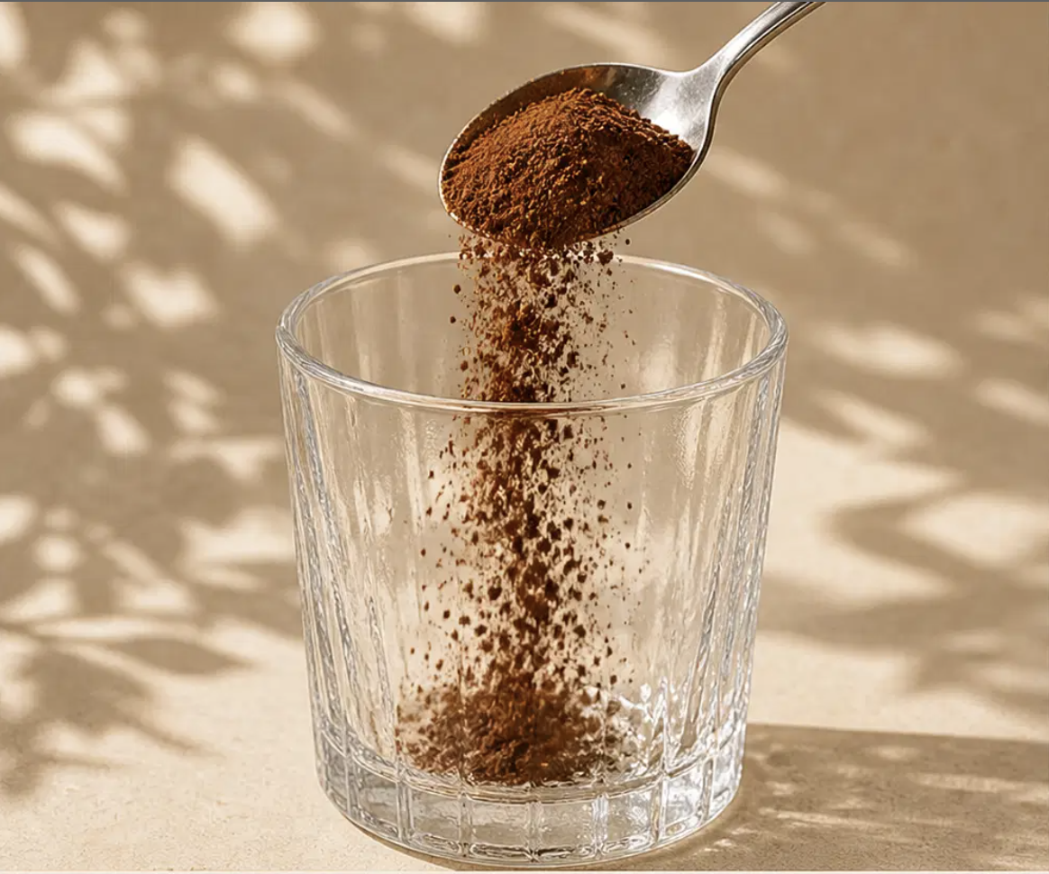 Add 1 tbsp of FORMA Mushroom Coffee