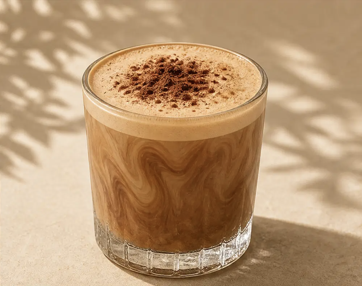Add any creamer or sweetener you like